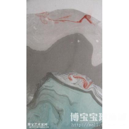 遁山 山水画 李诗伯作品 类别: 国画山水作品