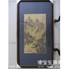 夏溪松荫图 山水画 李海彦作品 类别: 国画山水作品